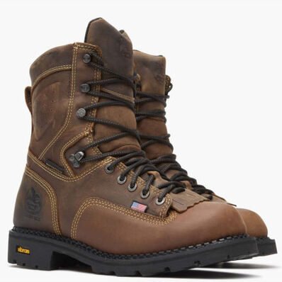 Men's USA Logger Waterproof Work Boot, , large