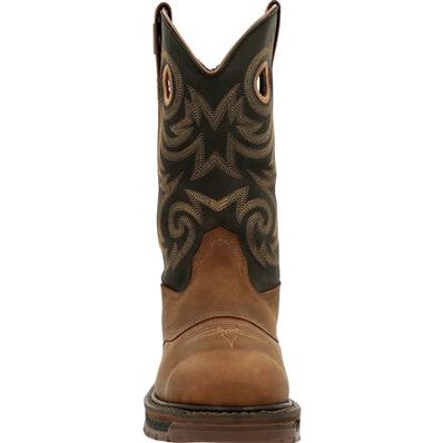 Georgia Boot Carbo-Tec LT Waterproof Pull-On Work Boot, , large