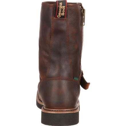 Georgia Side Zip Wellington Waterproof Work Boots, #G4124
