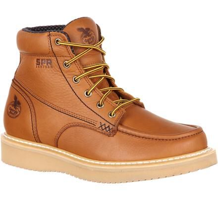 Georgia boots wedge sole cheap