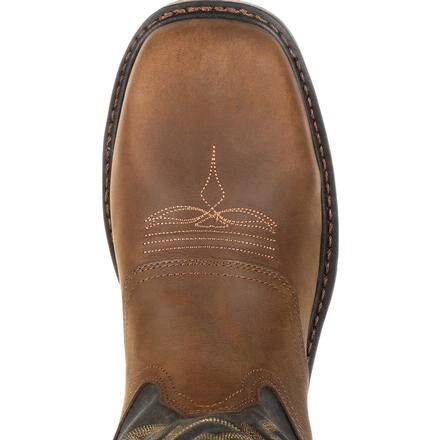 Brogue cheap work boots