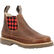 Georgia Boot Women's Red Plaid Chelsea Romeo Shoe, , large