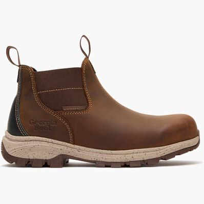 Georgia Boot Eagle Trail Women's Waterproof Alloy Toe Chelsea Work Boot, , large