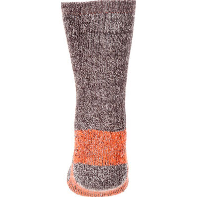 Georgia Boot Merino Lambs Wool Crew Sock, Mocha, large