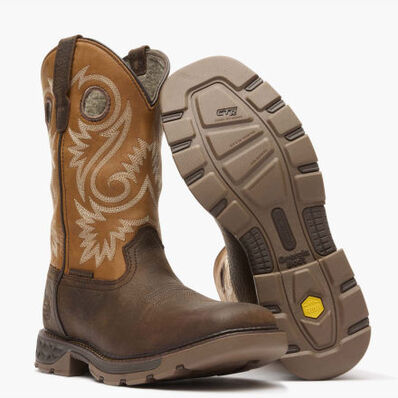 Georgia Boot Carbo-Tec FLX 11" Waterproof Pull On Work Boot, , large