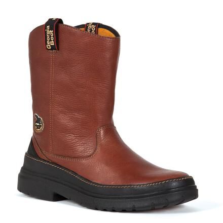 Homeland Pull On Wellington Work Boots for Men Georgia Boot Style G5423