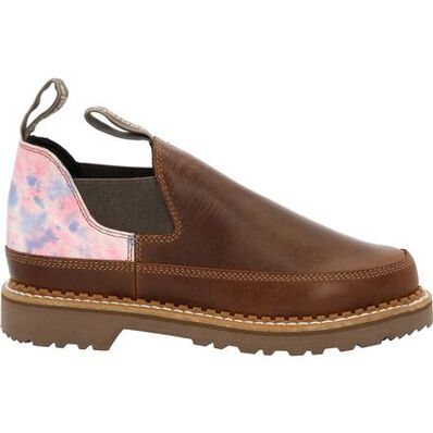 Georgia Boot Women's Brown and Cotton Candy Romeo Shoe, , large