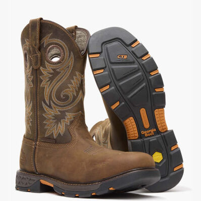 Georgia Boot Carbo-Tec FLX Alloy Toe Waterproof Pull-on Work Boot, , large