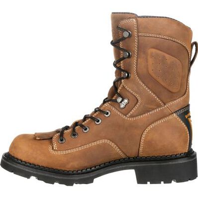 Georgia Boot Comfort Core Waterproof Low Heel Logger Work Boot, , large