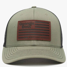 Georgia Boot Unisex Leather Patch Trucker Hat