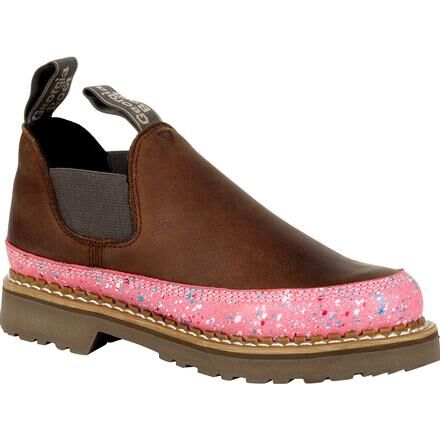 GB00407 Georgia Boot Georgia Giant Women s Brown and Pink Romeo Shoe