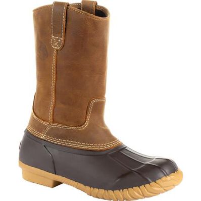 Georgia Boot Marshland Unisex Alloy Toe Pull-On Duck Boot, , large