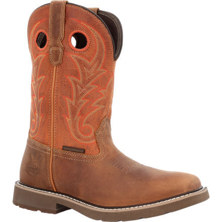 GB00693 Men s Core 37 Western Waterproof Pull On Work Boot