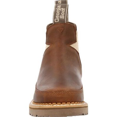 Georgia Boot Women's Brown Chelsea Star Romeo Boot, , large