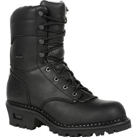 GB00345 Georgia Boot AMP LT Logger Composite Toe Waterproof Work Boot