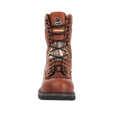 men's georgia comfort core composite toe waterproof logger work boots
