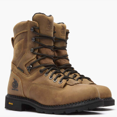 Georgia Boot Comfort Core Waterproof Low Heel Logger Work Boot, , large