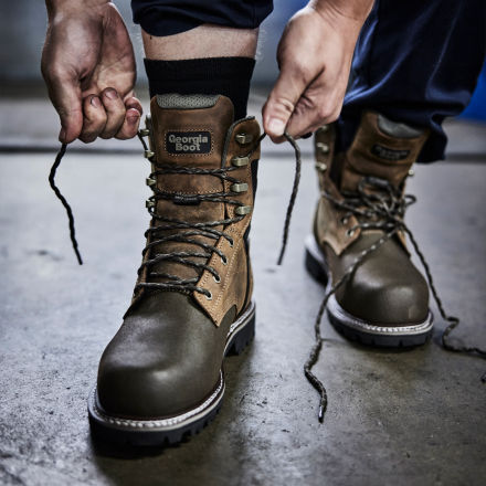 Composite toe met guard boots top