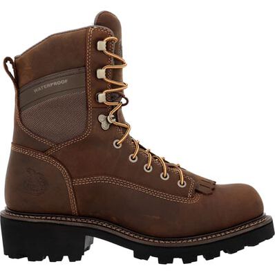 Georgia Boot Core37 9" Scalloped Heel Waterproof Work Boot, , large