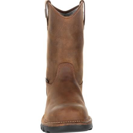 georgia boot eagle one waterproof chelsea work boot