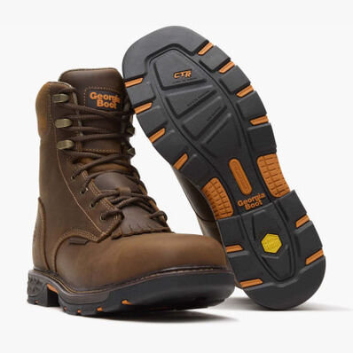 Georgia Boot Men's Carbo-Tec FLX Alloy Toe Waterproof Lacer Work Boot, , large