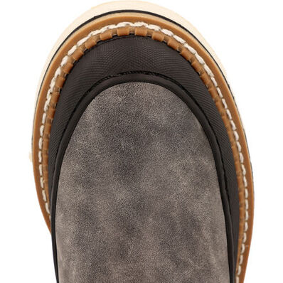 Women's Grey Romeo Wedge Shoe, , large