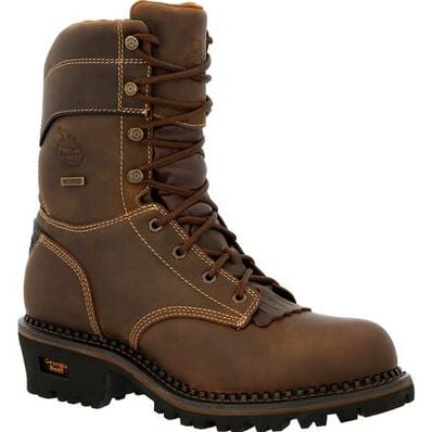 Georgia Boot AMP LT Logger Composite Toe Insulated Waterproof Work Boot, , large