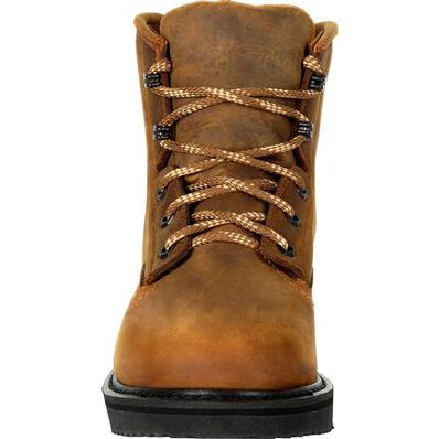 Georgia Boot Brown Wedge Work Boot, , large
