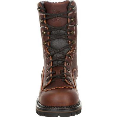 Georgia Boot AMP LT Logger Low Heel Waterproof Work Boot, , large