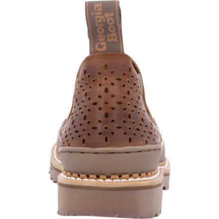 Perforated leather booties outlet