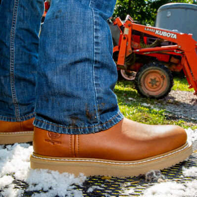 Georgia Boot: Men's 10 Farm & Ranch Pull-On Wellington Work Boot - Style  #G5153