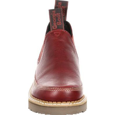 Georgia Giant Women's Red Leather Romeo Shoe, , large