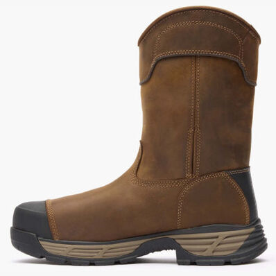 Georgia Boot Durablend Edge 10" Waterproof Alloy Toe Pull On Work Boot, , large