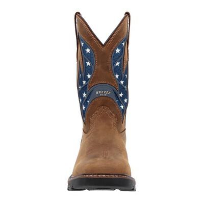 Georgia Boot Carbo-Tec FLX 11" Patriotic Alloy Toe Pull-On Work Boot, , large