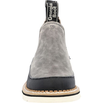 Women's Grey Romeo Wedge Shoe, , large