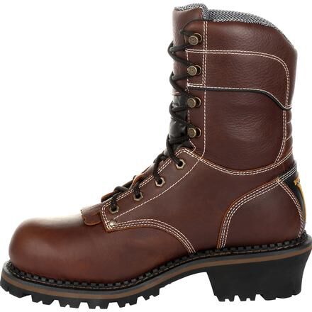GB00262 Georgia Boot AMP LT Logger Composite Toe Waterproof Insulated Work Boot