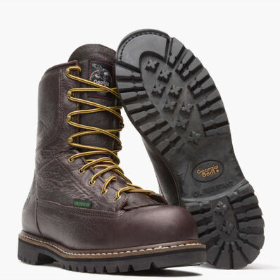 Georgia Boot Steel Toe Waterproof Lace-To-Toe Work Boot, , large