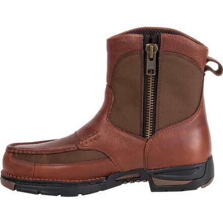 Georgia Athens Waterproof Pull On Side Zipper Work Boots