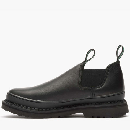 2024年最新海外 Georgia Shoes Work Romeo Slip-On Leather Black Men's Giant: 靴