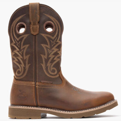 Georgia Boot Core 37 Western 11" Steel Toe Waterproof Pull-On Work Boot, , large