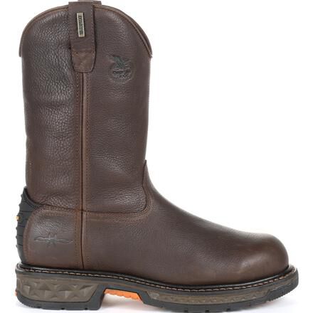 Georgia boots steel toe pull on shop