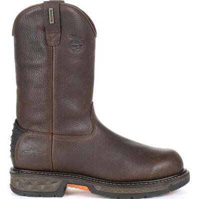 Georgia Boot Carbo-Tec LT Steel Toe Waterproof Pull-On Work Boot, , large