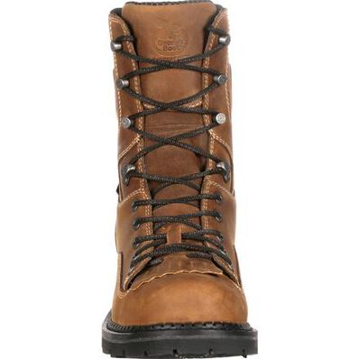 Georgia Boot Comfort Core Waterproof Low Heel Logger Work Boot, , large