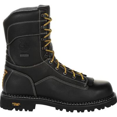 Georgia Boot AMP LT Logger Low Heel Waterproof Work Boot, , large