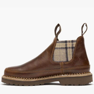 Georgia Boot Women's Plaid Chelsea Romeo Shoe, , large