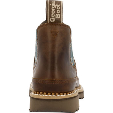 Georgia Boot Women's Plaid Chelsea Romeo Shoe, , large