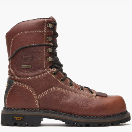 驚きの価格 LT AMP Boot Georgia Logger Waterproof Heel Low Toe Composite タイムセール
