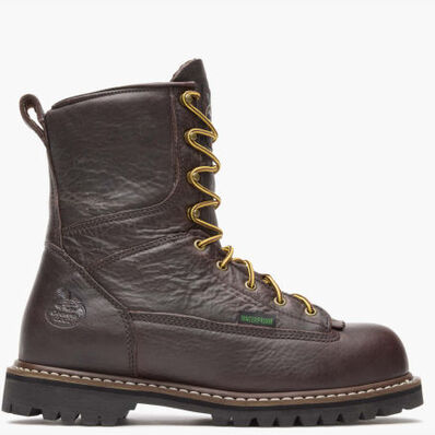Georgia Boot Steel Toe Waterproof Lace-To-Toe Work Boot, , large
