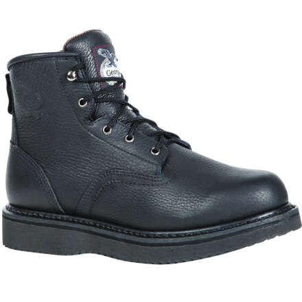 Black wedge boots mens outlet