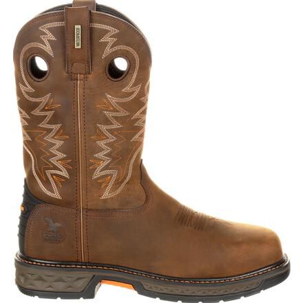 GB00224 Georgia Boot Men s Carbo Tec Alloy Toe Waterproof Pull On Boot